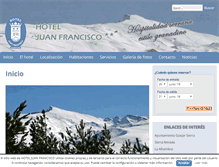 Tablet Screenshot of hoteljuanfrancisco.com